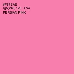 #F87EAE - Persian Pink Color Image
